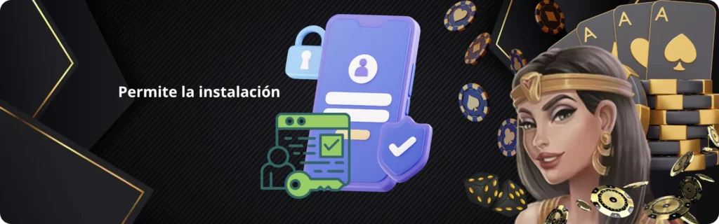 Permite la instalación